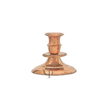 Gilded Copper Candlestick 