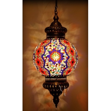 Mosaic hanging store lantern