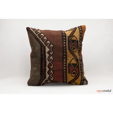 Designer Pillows, Kilim Turkish Pillow, 8x16 Brown Pillow Cover, Flat  Covers, Handmade Throw Cushion Case, 3317 - Yahoo Shopping