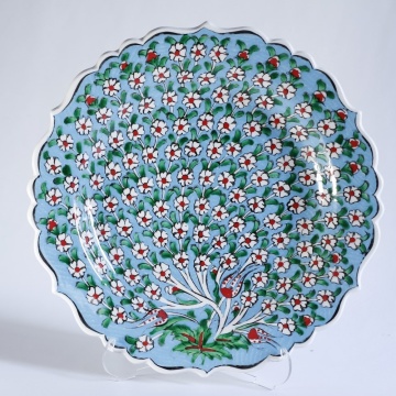 Ceramic Plate 21cm / 27cm / 33cm, Handmade Turkish Ceramic Plate, Hand  Painted, Microwave Safe, Lead-free, Food-safe, Handmade Pottery 