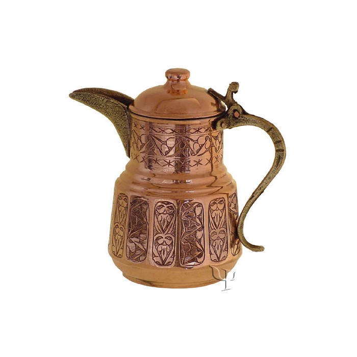 Turkish Copper Sliced Milk Pot