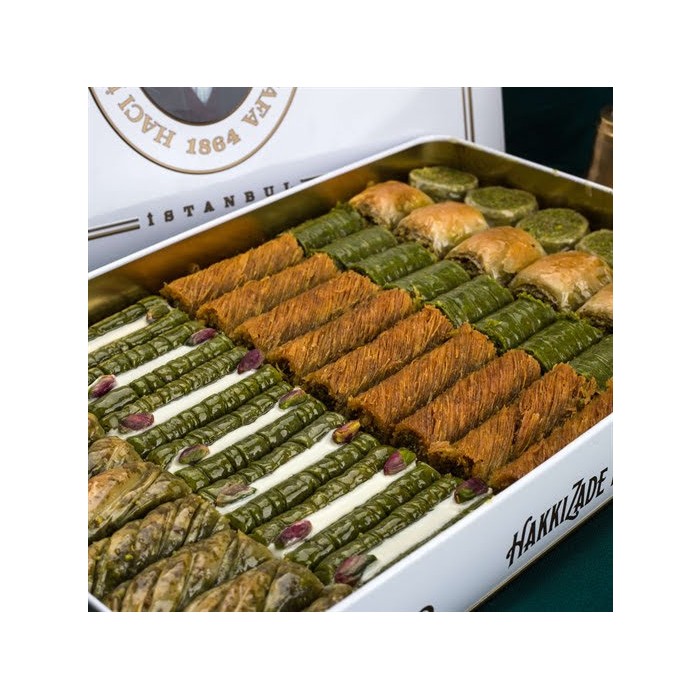 PREMIUM PISTACHIO BAKLAVA ASSORTMENT (XL METAL BOX