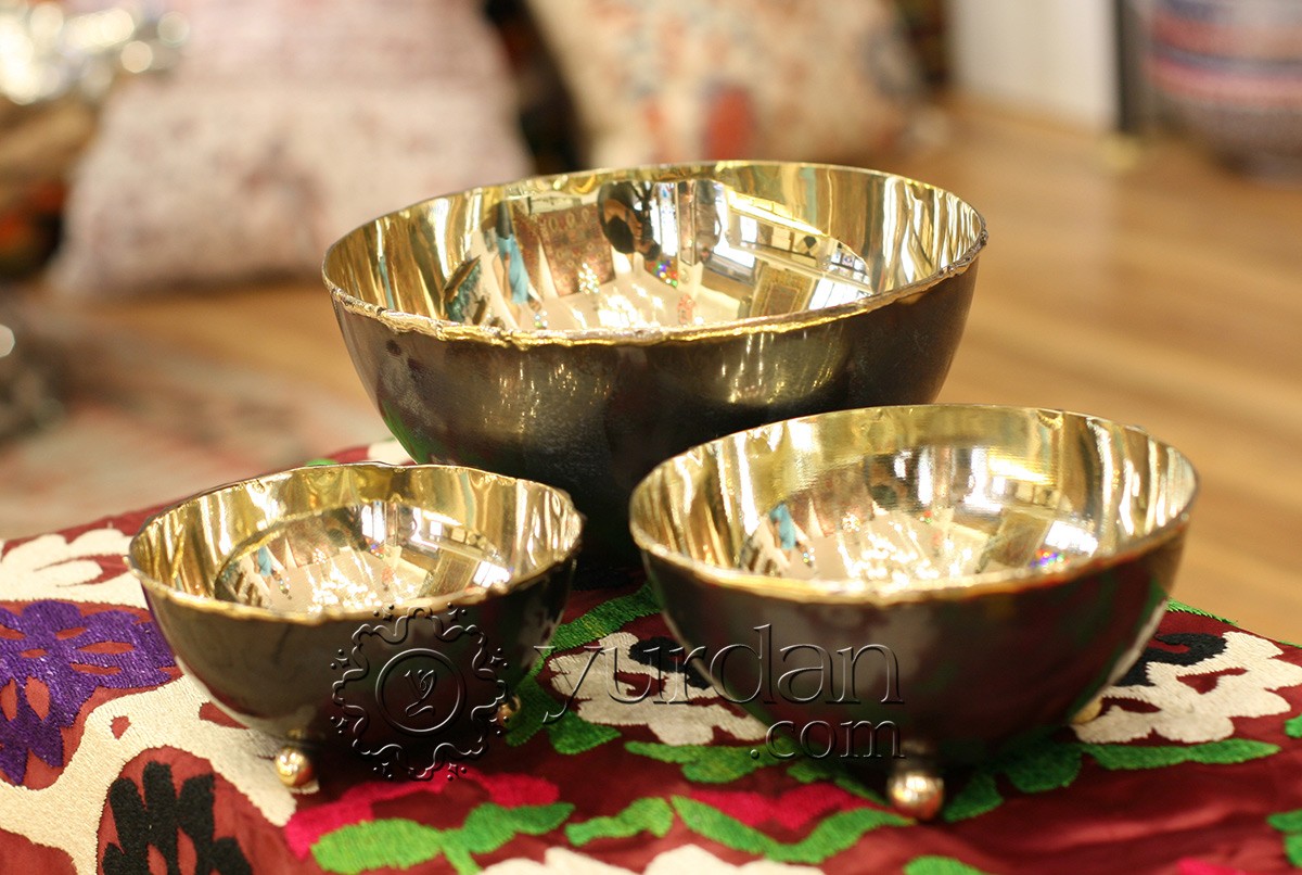 Turkish Copper Mixing Bowls - Small