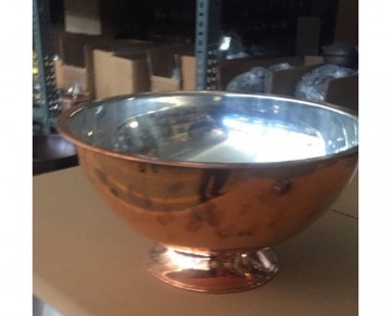 Turkish Copper Bowl with a Base