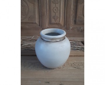 Handmade Terracotta Pot- Turkish Home Decoration - Floor Vase