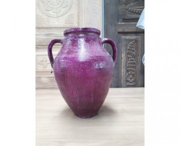 Handmade Terracotta Pot- Turkish Home Decoration - Floor Vase