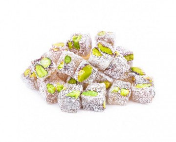 Double Roasted Turkish Delight with Coconut 250 Gr