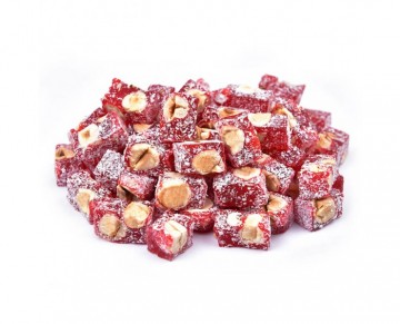 Turkish Delight with Pomegranate and Hazelnut 250 Gr