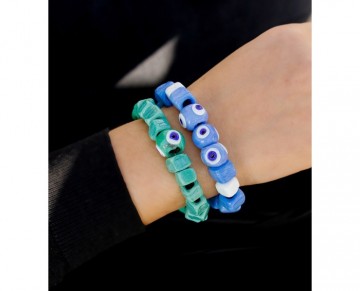 Turkish Evil Eye Bracelet Set Mixed beads