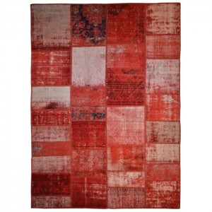 Overdyed Vintage Patchwork Rug - 5.7'X7.8'/1.7X2.4 Mt.