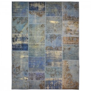 Overdyed Vintage Patchwork Rug - 6'X7.8'/1.8X2.4 Mt.