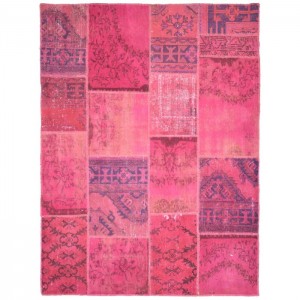 Overdyed Vintage Patchwork Rug - 6.1'X8'/1.9X2.5 Mt.