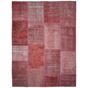 Overdyed Vintage Patchwork Rug - 6'X8'/1.8X2.5 Mt.