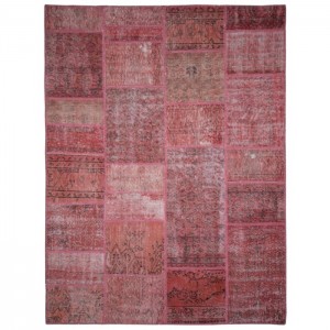 Overdyed Vintage Patchwork Rug - 6'X8'/1.8X2.4 Mt.