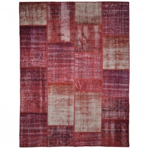 Overdyed Vintage Patchwork Rug - 6'X7.9'/1.8X2.4 Mt.