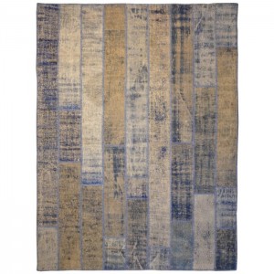 Overdyed Vintage Patchwork Rug - 6'X7.9'/1.8X2.4 Mt.