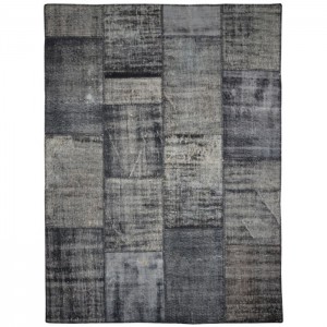 Overdyed Vintage Patchwork Rug - 6'X7.9'/1.8X2.4 Mt.