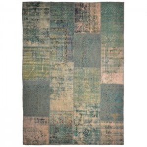 Overdyed Vintage Patchwork Rug - 5.7'X8'/1.8X2.5 Mt.