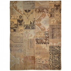 Natural Vintage Patchwork Rug - 5.6'X7.6'/1.7X2.3 Mt.