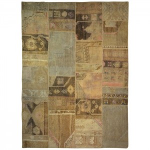 Natural Vintage Patchwork Rug - 5.7'X7.9'/1.8X2.4 Mt.