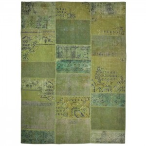 Overdyed Vintage Patchwork Rug - 5.1'X6.7'/1.6X2.1 Mt.