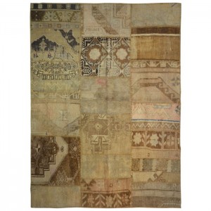 Natural Vintage Patchwork Rug - 5.1'X6.9'/1.5X2.1 Mt.