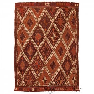 Turkish Kilim Cicim- 4.9'X7.1'/1.5X2.2 Mt.