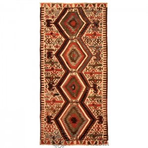 Turkish Kilim Aydin- 5.4'X11.2'/1.7X3.4 Mt.