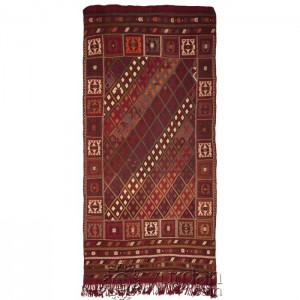 Turkish Kilim Cicim- 5.2'X10.8'/1.6X3.3 Mt.