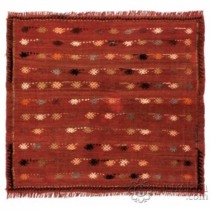 Turkish Kilim-Fethiye- 3.8'X4'/1.2X1.2 Mt.