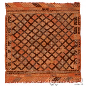 Turkish Kilim Cicim- 3.8'X3.9'/1.2X1.2 Mt.