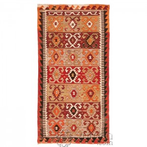 Turkish Kilim Konya- 4.9'X9.5'/1.5X2.9 Mt.