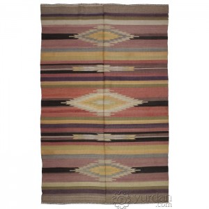 Turkish Kilim Denizli- 5.1'X7.9'/1.6X2.4 Mt.