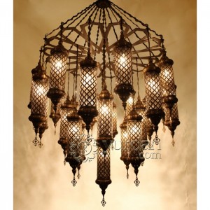 Ottoman Chandelier with 25 Globes