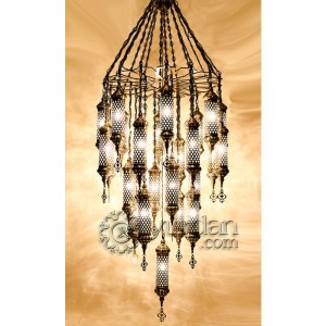 Ottoman Chandelier with 25 Globes