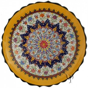 Iznik Design Ceramic Plate - Millenium