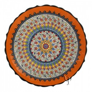 Iznik Design Ceramic Plate - Millenium