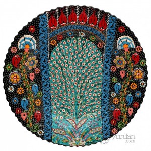 Iznik Design Ceramic Plate - Tree of Life