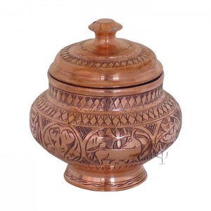 Turkish Copper Sugar Bowl