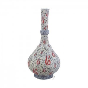 Iznik Design Ceramic Vase - Halic and Lale