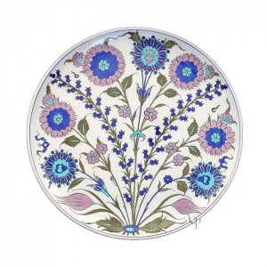 Iznik Design Ceramic Plate - Classical Iznik