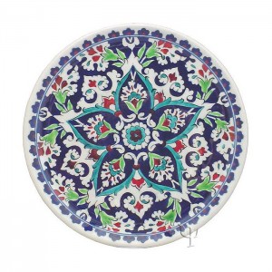 Iznik Design Ceramic Plate - Baba Nakkash