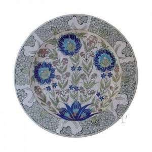 Iznik Design Ceramic Plate - Baba Nakkash