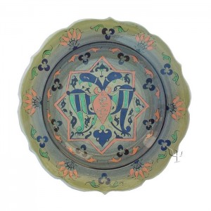 Iznik Design Ceramic Plate - Seljuk Early Period