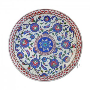 Iznik Design Ceramic Plate - Baba Nakkash