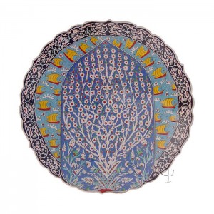 Iznik Design Ceramic Plate - Tree of Life