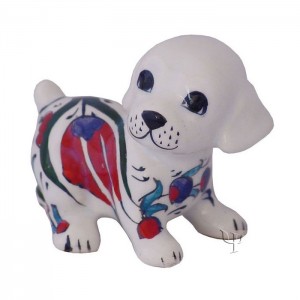 Iznik Design Ceramic Dog