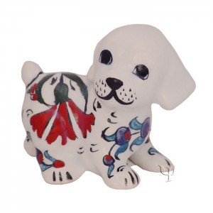 Iznik Design Ceramic Dog