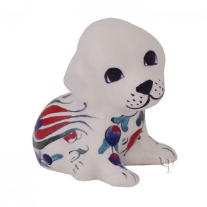 Iznik Design Ceramic Dog