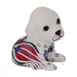 Iznik Design Ceramic Dog